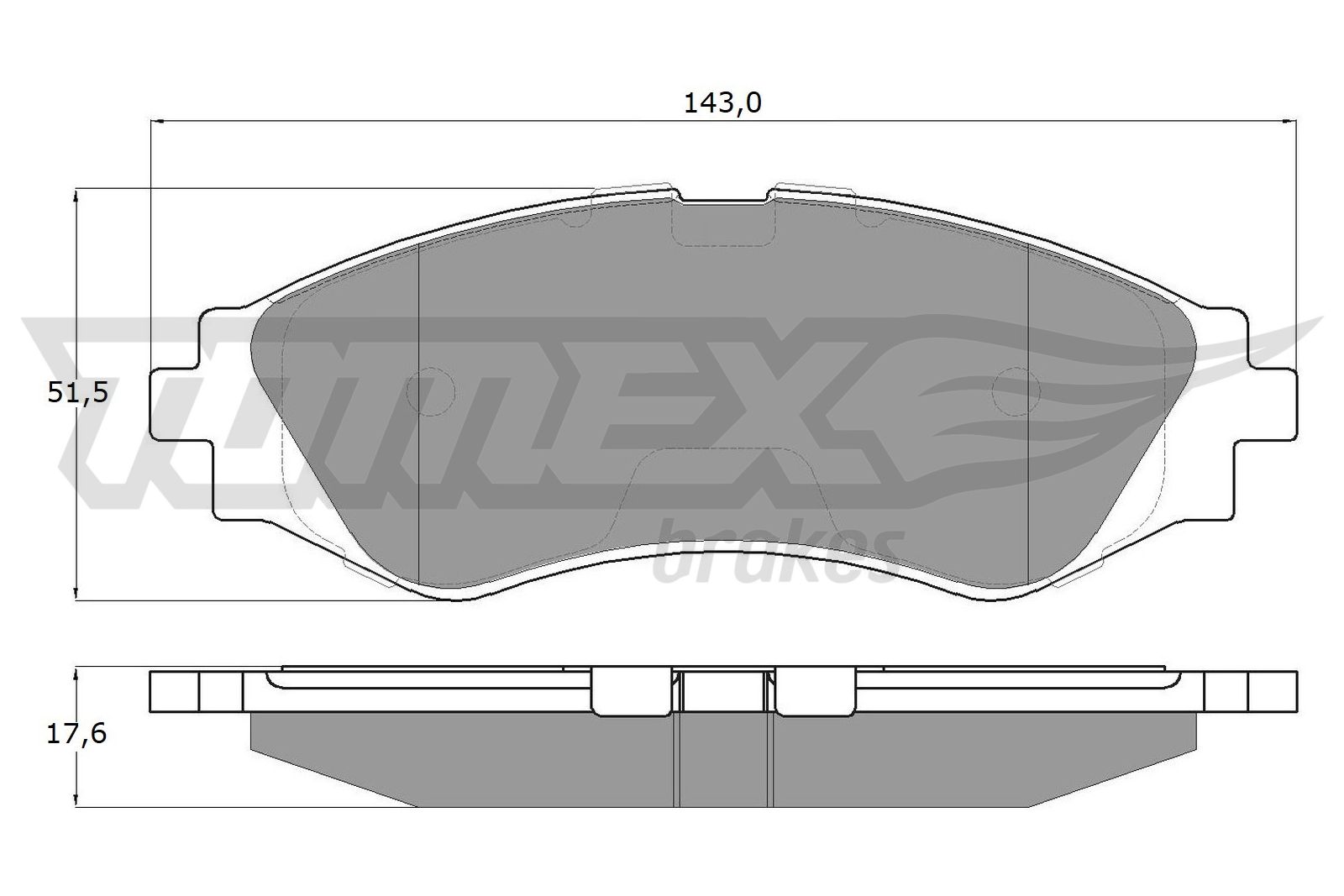 TOMEX Brakes TX 10-74 Sada...